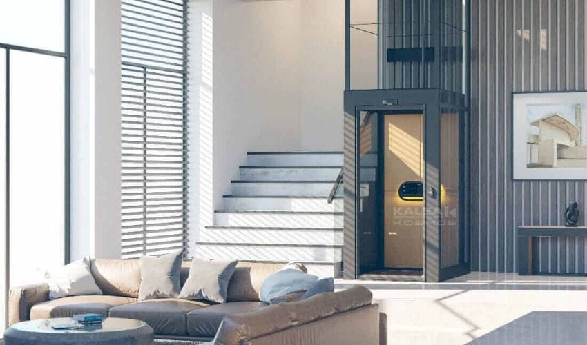 kalea-lift-cabin-gold