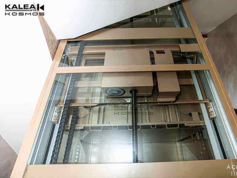 Kalea Home lift Kosmos Champagne stairs 8
