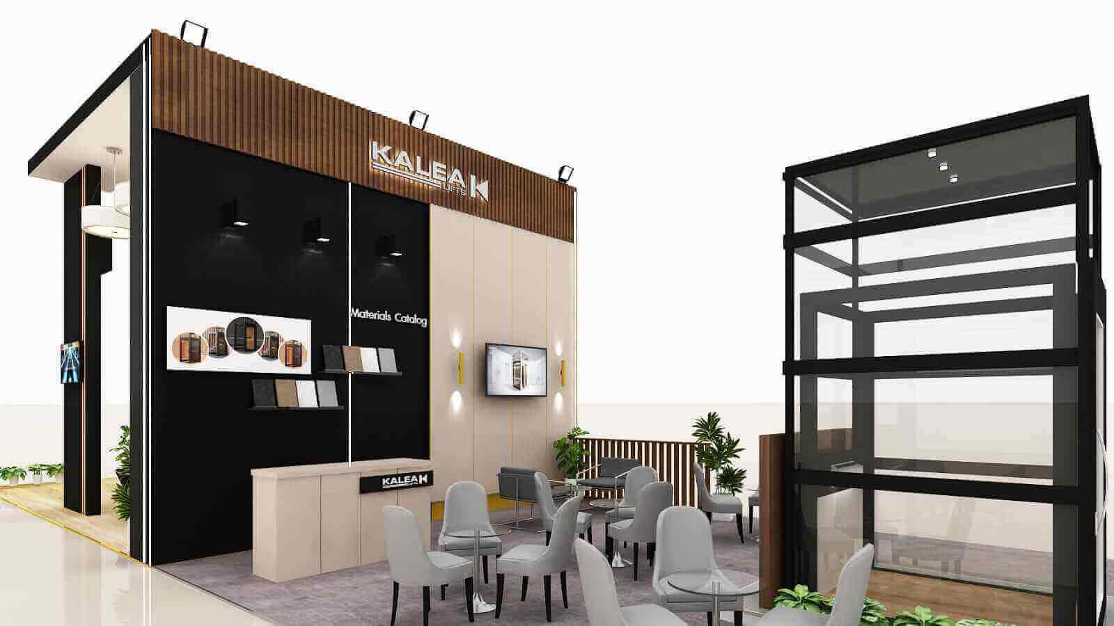 บูธคาเลียลิฟท์ในงานสถาปนิก 66