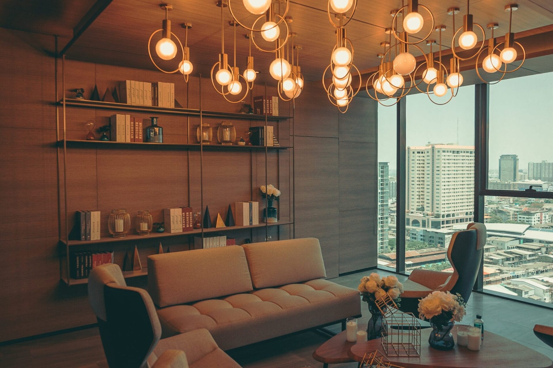 lights-livingroom-windows-wood-books