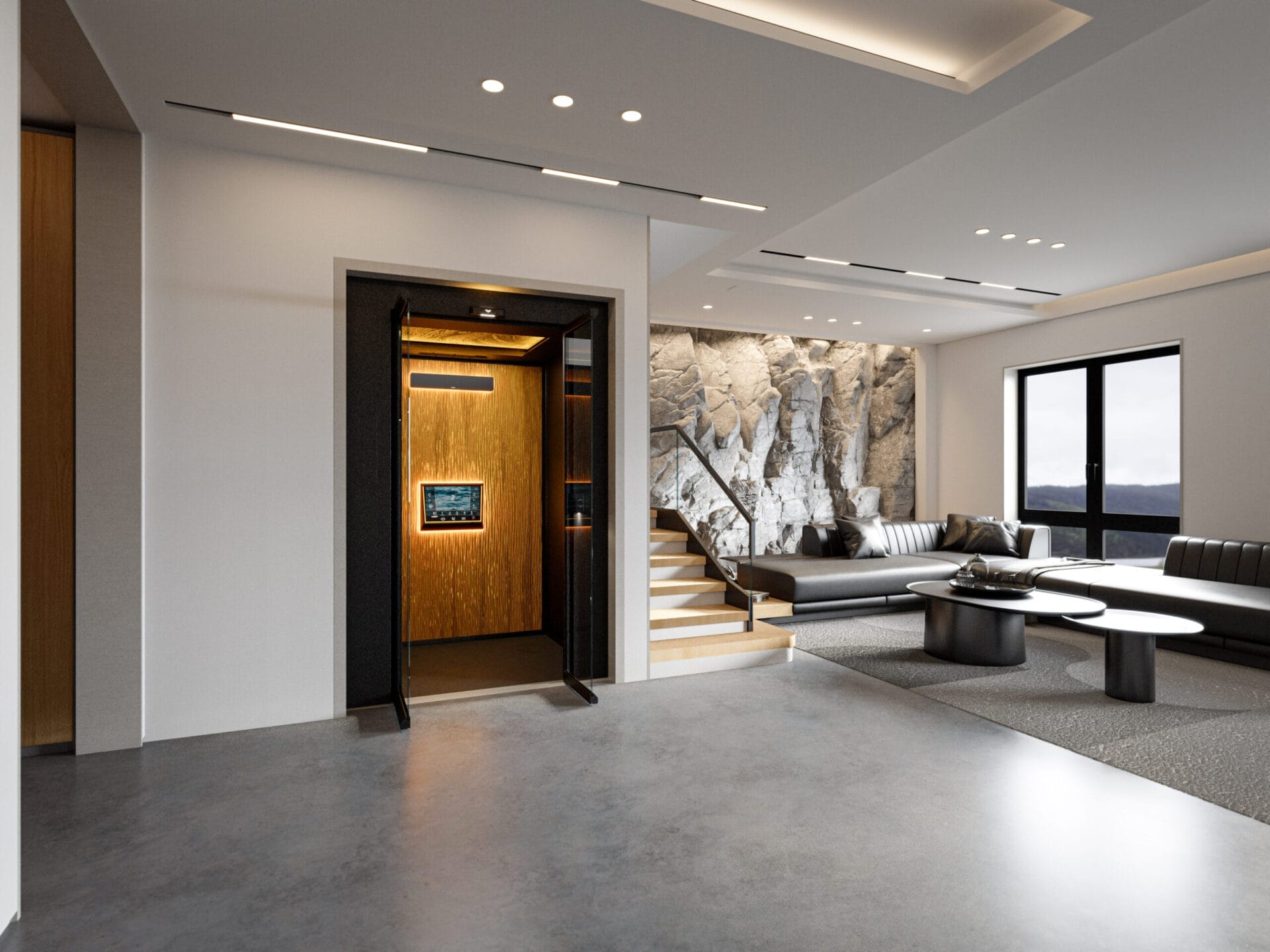 ANTERA Lift Z70 ลิฟท์กระจกรอบด้าน ลิฟท์บ้าน ลิฟต์บ้านสุดเก๋