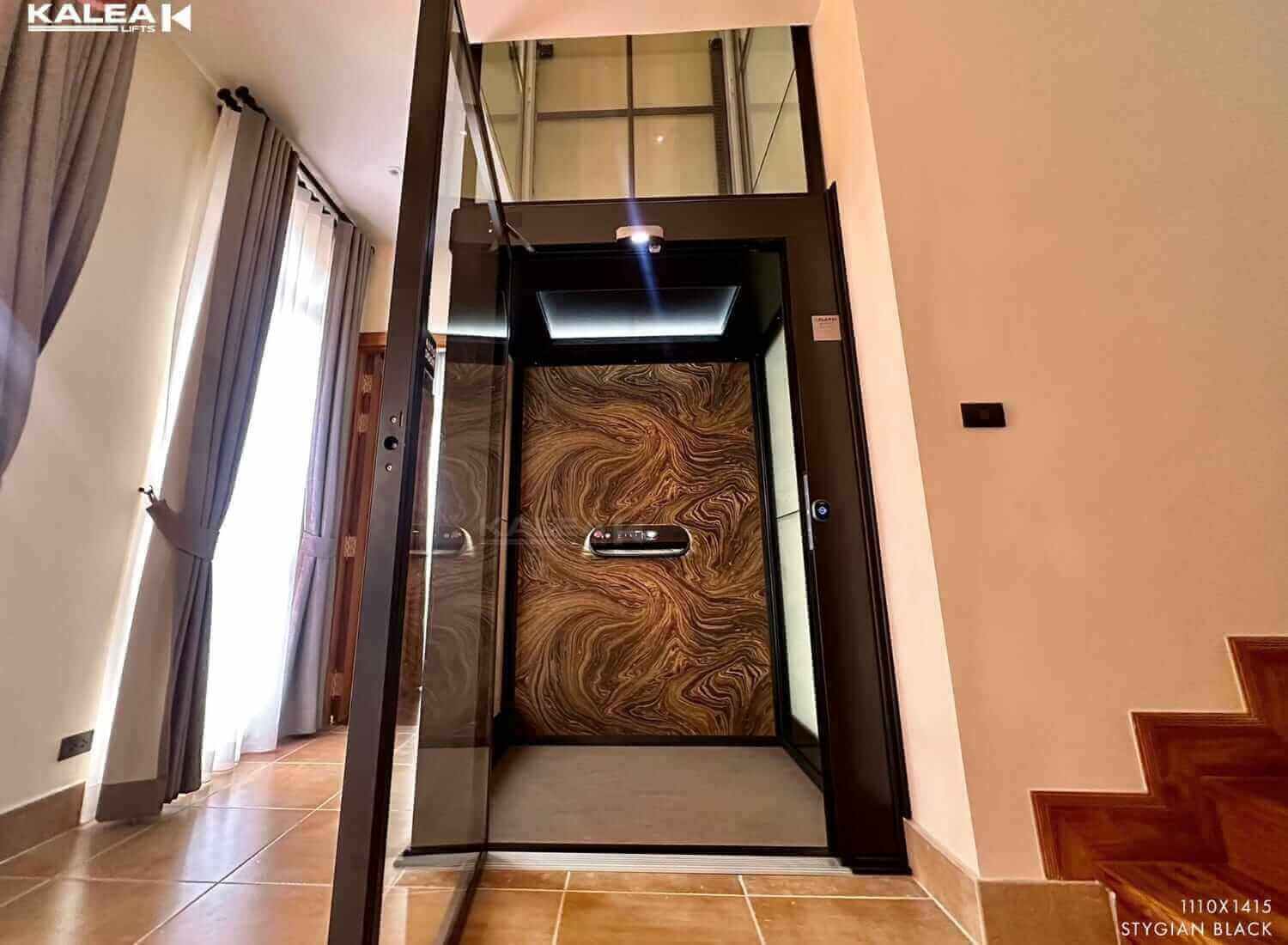 chawla kalea lift home elevator ลิฟต์บ้าน คาเลีย 1110×1415 stygian black