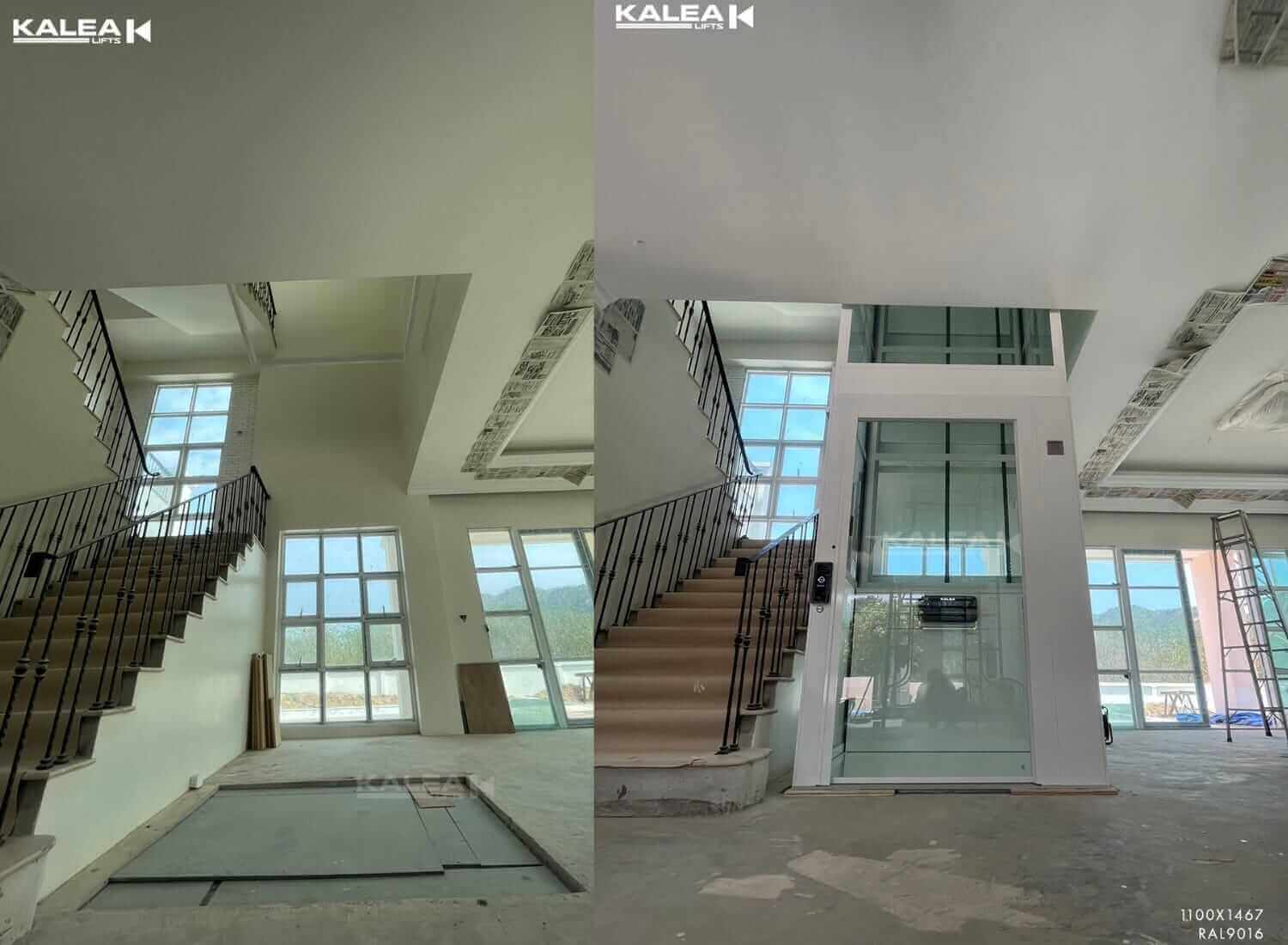 chukiat kalea lift home elevator 11001467 ral9016