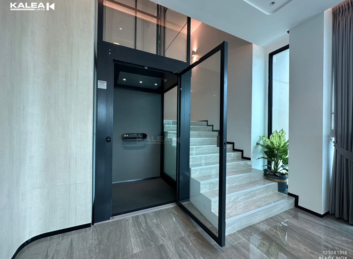 Muangsamut kalea lift home elevator 1210x1315 Black Nox 2