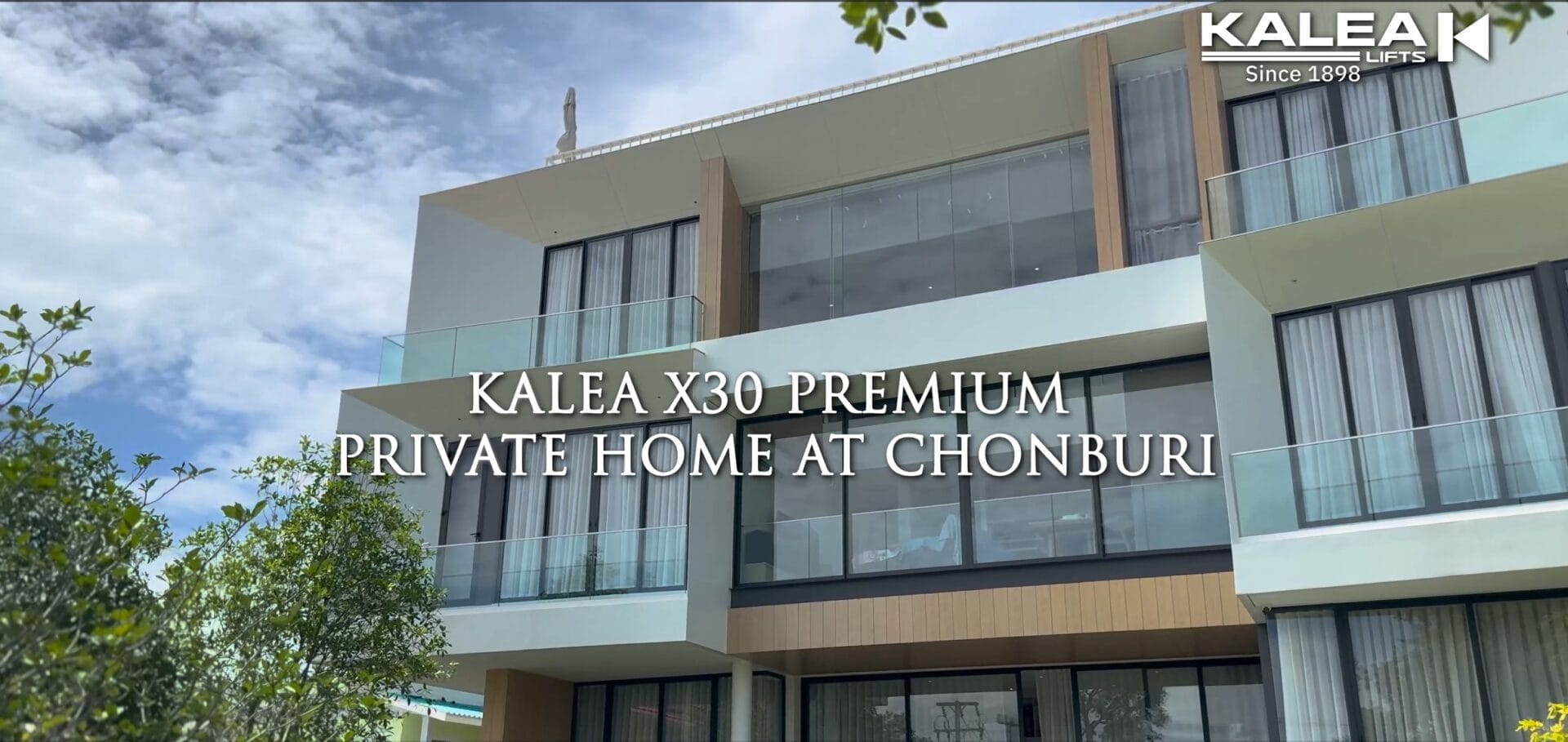 KALEA X30 Premium at Chonburi ลิฟท์บ้านสุดหรู แบบห้องโดยสาร