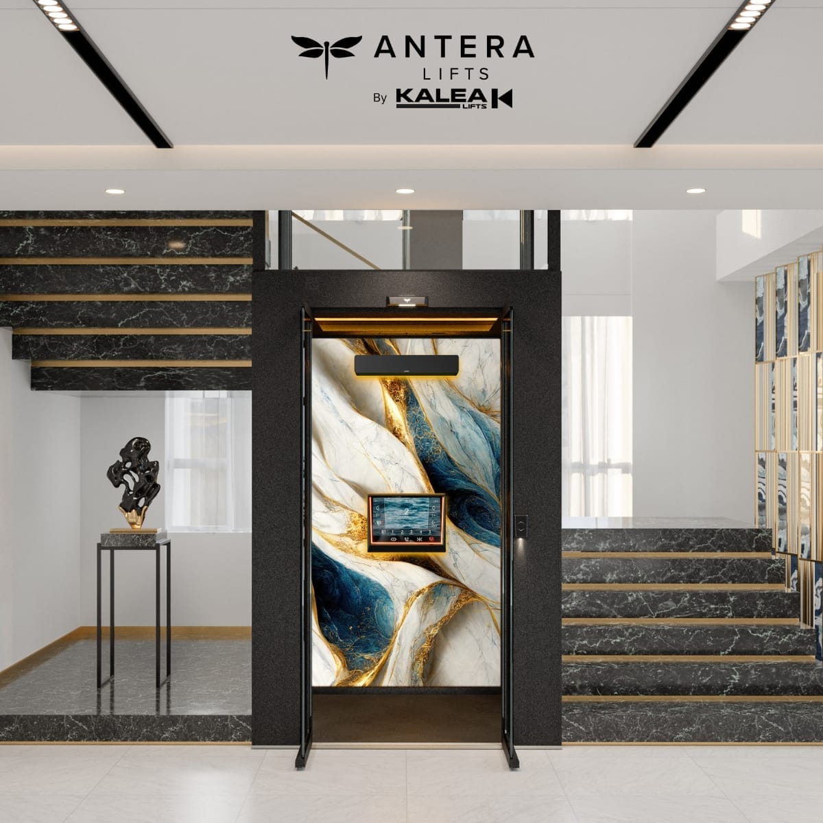 ANTERA LIFT ลิฟต์พรีเมียมที่ผสานเทคโนโลยีล้ำสมัย มาพร้อมวัสดุพรีเมียม