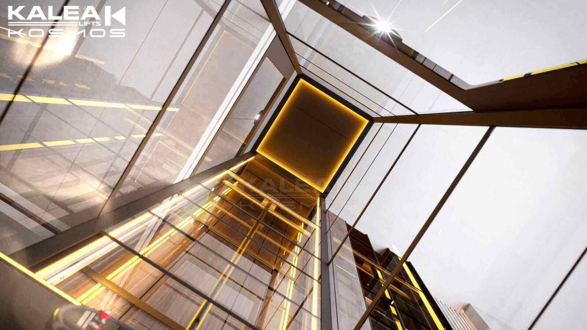 KALEA Lift & ANTERA Lift ได้รับการออกแบบเป็นกระจกใสรอบด้านแบบ 360 องศารอบทิศทาง KALEA Lift & ANTERA Lift ได้รับการออกแบบเป็นกระจกใสรอบด้านแบบ 360 องศารอบทิศทาง