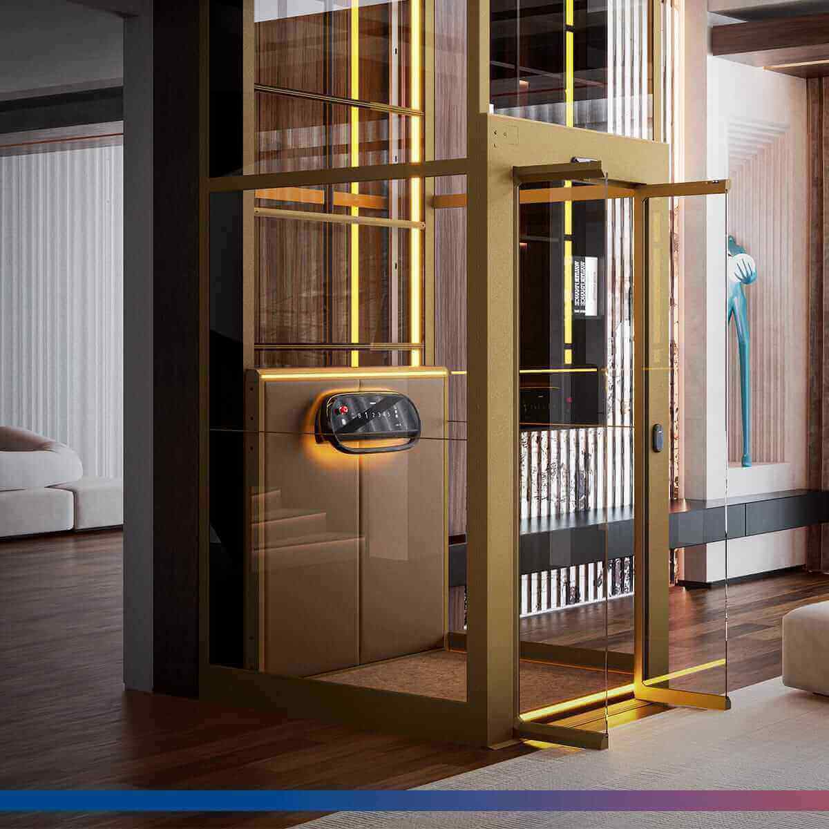 KALEA Lift & ANTERA Lift นำเสนอระบบไฟส่องสว่างที่น่าอัศจรรย์ที่มาพร้อมตัวลิฟต์ช่วยเพิ่มความสวยงามของปล่องกระจกรอบด้านและขอบ Safety Edges, Safety Bar KALEA Lift & ANTERA Lift นำเสนอระบบไฟส่องสว่างที่น่าอัศจรรย์ที่มาพร้อมตัวลิฟต์ช่วยเพิ่มความสวยงามของปล่องกระจกรอบด้านและขอบ Safety Edges, Safety Bar