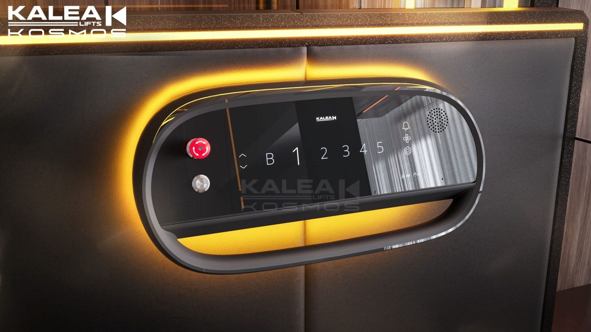 KALEA Lift & ANTERA Lift ปุ่มควบคุมลิฟต์ อัดแน่นไปด้วยคุณสมบัติของเทคโนโลยีสุดล้ำสมัยเพื่อการควบคุมลิฟต์ของคุณ มีพัดลมในตัว ปุ่มปรับแสง หรือหรี่ไฟ KALEA Lift & ANTERA Lift ปุ่มควบคุมลิฟต์ อัดแน่นไปด้วยคุณสมบัติของเทคโนโลยีสุดล้ำสมัยเพื่อการควบคุมลิฟต์ของคุณ มีพัดลมในตัว ปุ่มปรับแสง หรือหรี่ไฟ