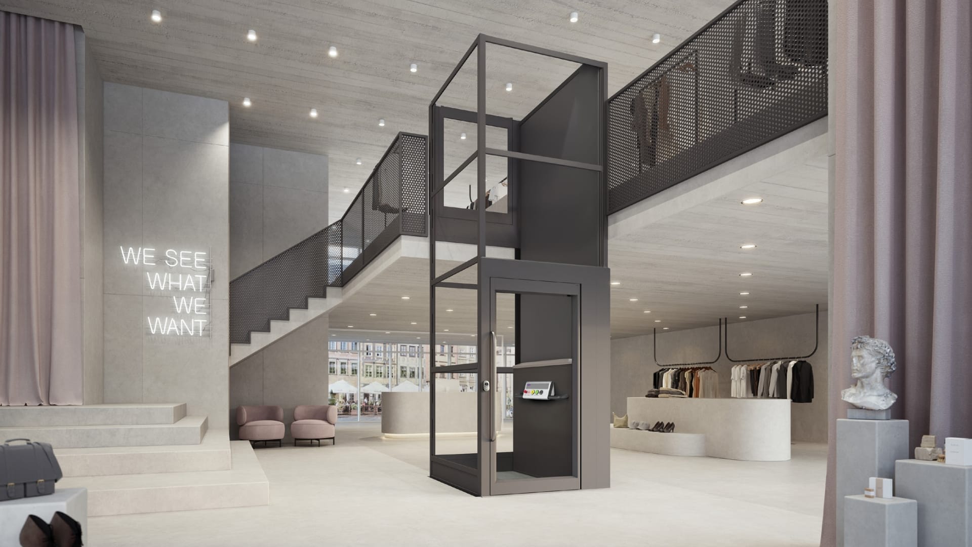 KALEA Silk ลิฟท์บ้าน สำหรับผู้สูงอายุ Elderly Lift และใช้ในอาคารพาณิชย์ Commercial Lift อย่างลงตัว KALEA Silk ลิฟท์บ้าน สำหรับผู้สูงอายุ Elderly Lift และใช้ในอาคารพาณิชย์ Commercial Lift อย่างลงตัว