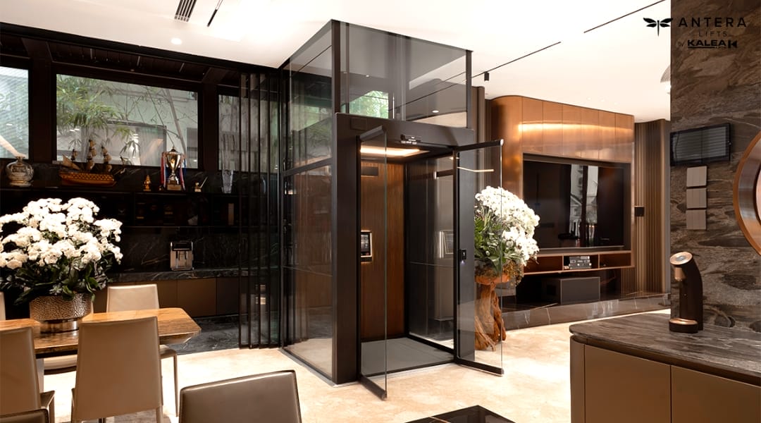 ไม้คอร์ก (Cork) ของ ANTERA Lift เป็นพื้นลิฟท์มีคุณภาพ หรู สวยงาม