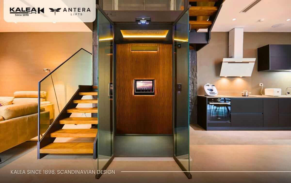 ตัวอย่างใช้งานจริงของ ANTERA Z90 ลิฟต์ระบบสกรูดีไซน์หรู ติดตั้งง่าย