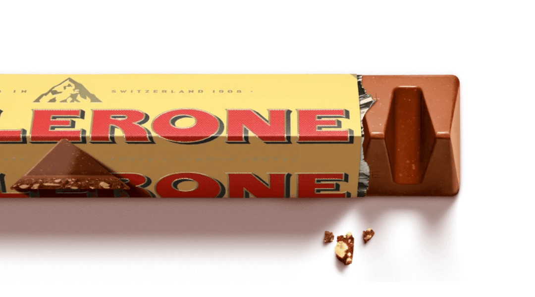 ช็อคโกแลต Toblerone ช็อคโกแลตสัญญาชาติสวิตเซอร์แลนด์