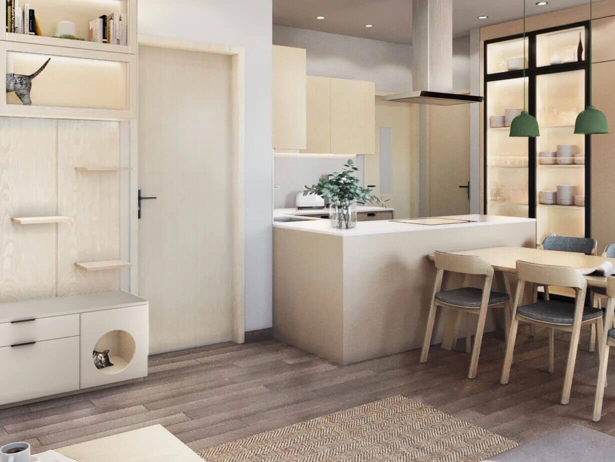 bauen scandinavian living room BAUEN by SCG – สไตล์ Scandinavian เรียบง่าย ผ่อนคลาย ใช้วัสดุธรรมชาติ