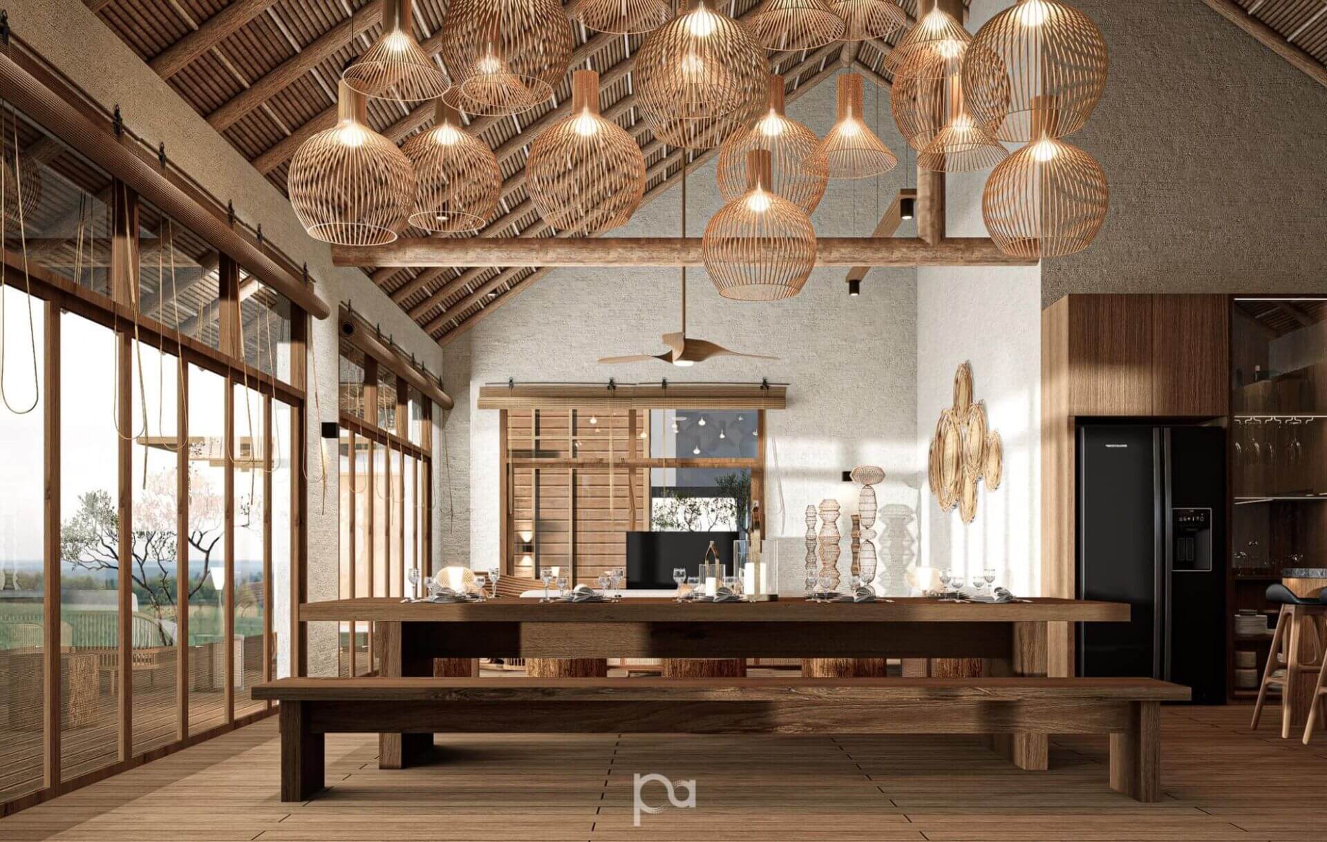 per architect ua garden house PER ARCHITECT – บ้านสวนคุณอุ๊ บ้านไม้ในสวน บรรยากาศอบอุ่น