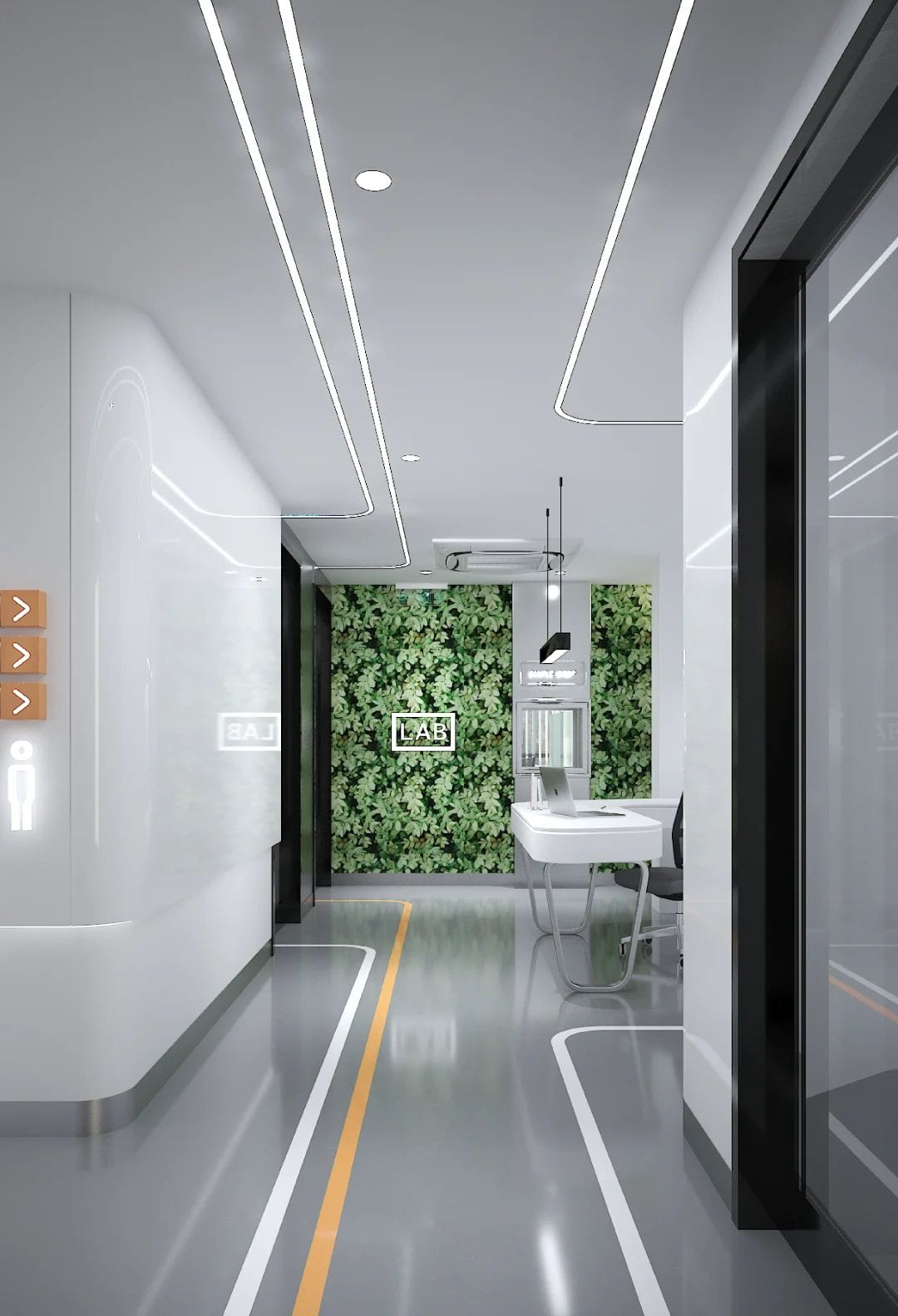 ตัวอย่างออกแบบภายในHealthcare