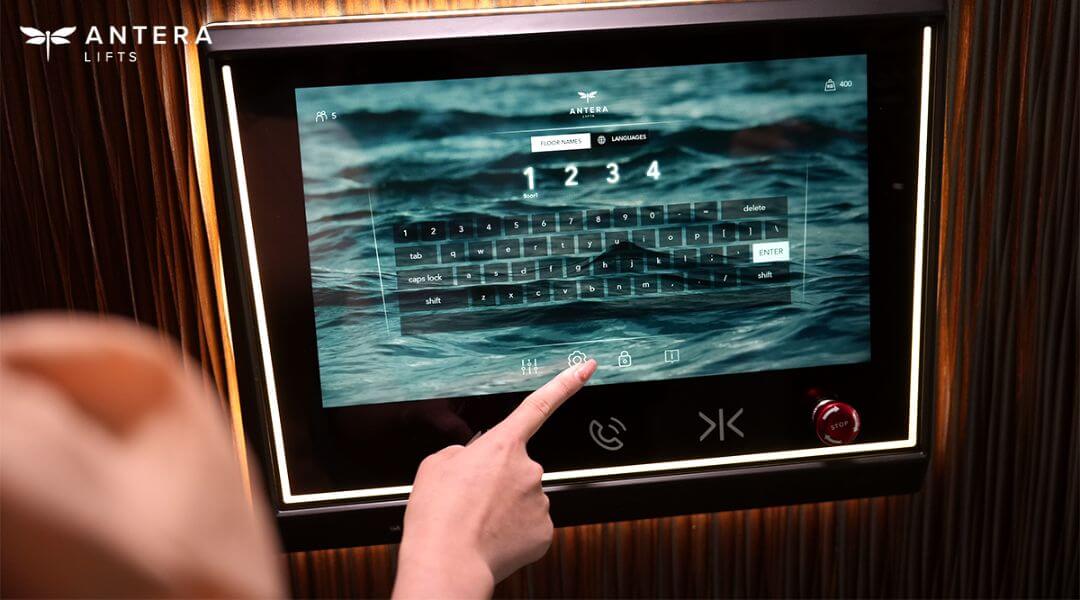 ANTERA Home Lift with Luxury COP 15.6 Inch ANTERA Home Lift with Luxury COP 15.6 Inch